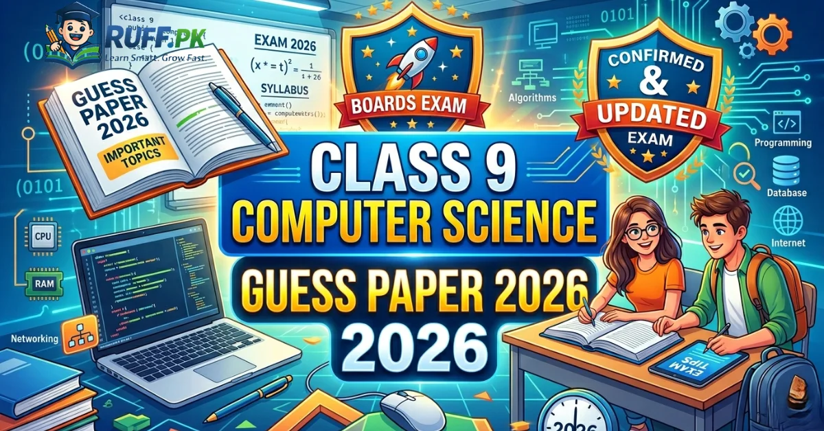 Class 9 Computer Science Guess Paper 2026 All Boards Downlaod PDF