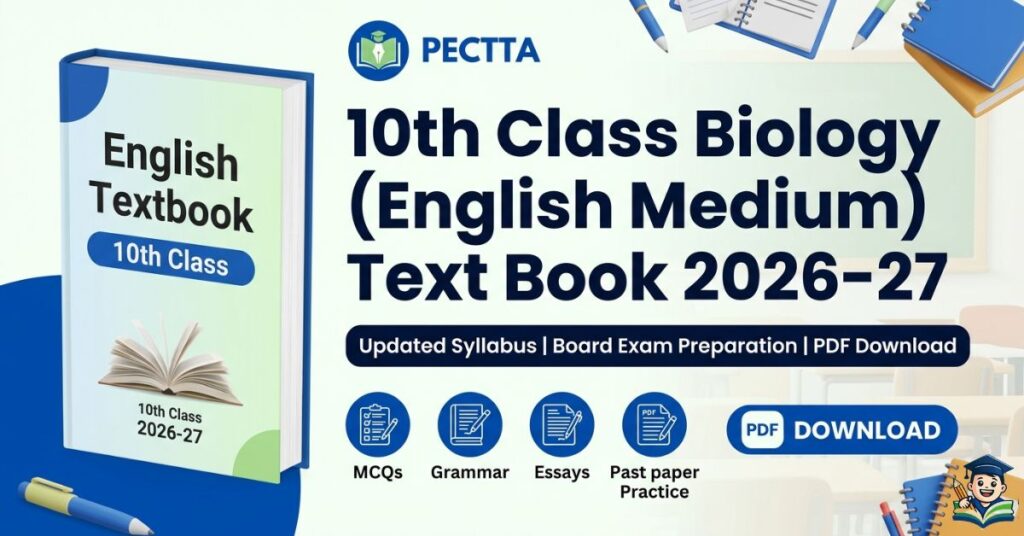 10th Class Biology (English Medium) Text Book 2026-27 by PECTTA