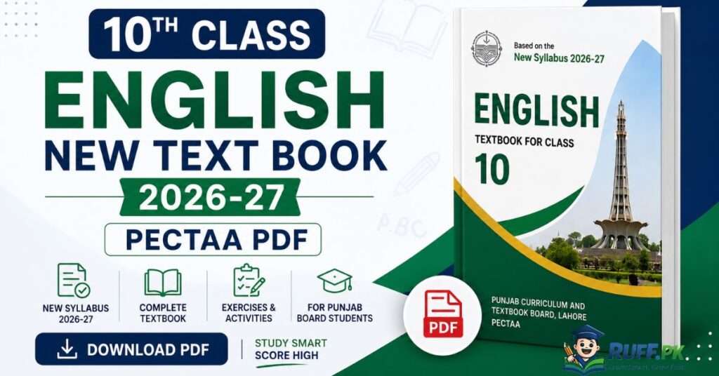 Download 10th Class English New Text Book 2026-27 PECTAA PDF