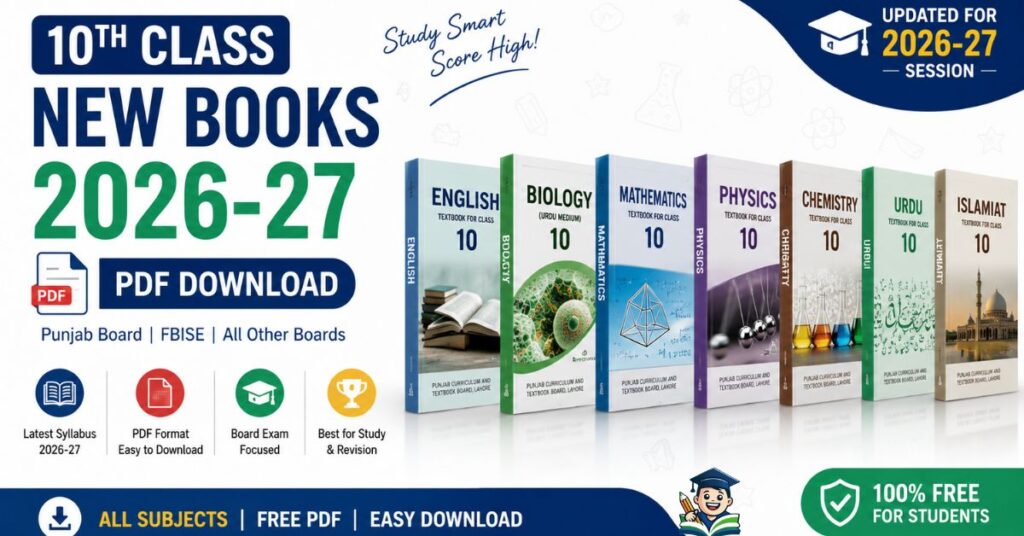 10th Class New Books 2026-27 PDF Download Punjab Board