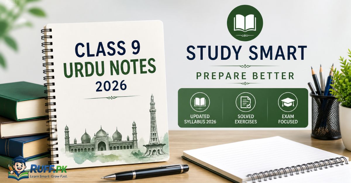 Class 9 Urdu Notes 2026 (All Boards)